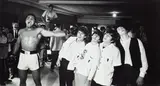 Chris Smith, Ali and The Beatles, 1964, Gelatin silver print, printed later, mounted