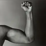 John Stewart, Ali Fist, Chicago, 1977, Gelatin silver print, printed 2006, mounted
