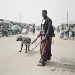 Pieter Hugo, Mallam Mantari Lamal with Mainasara, Nigeria from The Hyena and Other Men, 2005, Chromogenic print, flush-mounted