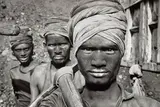 Coal Mining, Dhanbad, India by Sebastião Salgado, 1989, Gelatin silver print, printed later, sold May 2023