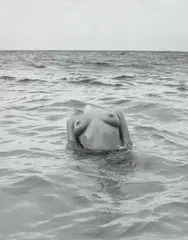 Floating Torso, St. Barthelemy by Herb Ritts, 1987, Gelatin silver print, sold May 2023