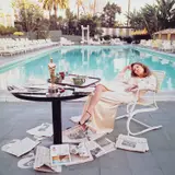 Terry O'Neill, Faye Dunaway, Hollywood, 1977, Chromogenic print, printed later, mounted