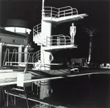 Diving Tower, Old Beach Hotel, Monte Carlo by Helmut Newton, 1981, Gelatin silver print, sold May 2023