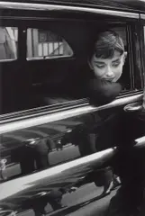 Dennis Stock, Audrey Hepburn during the filming of 'Sabrina' by Billy Wilder, 1954, Gelatin silver print, printed later