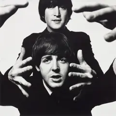 David Bailey, John and Paul, 1965, Gelatin silver print, mounted