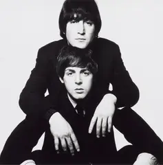 John and Paul by David Bailey, 1965, Gelatin silver print, printed 1988, sold May 2023