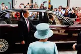 Martin Parr, The Queen Visiting the Livery Hall of the Drapers’ Livery Company for their 650th Anniversary, London
