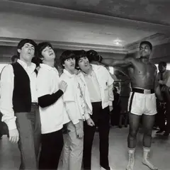 Harry Benson, The Beatles and Cassius Clay, Miami Beach, 1964, Archival pigment print, printed later