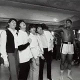 Harry Benson, The Beatles and Cassius Clay, Miami Beach, 1964, Archival pigment print, printed later