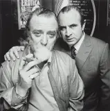 Terry O'Neill, Michael Caine and Bob Hoskins for 'Mona Lisa'