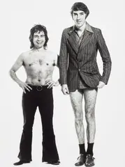 David Steen, Peter Cook & Dudley Moore, London, 1972, Gelatin silver print, printed later