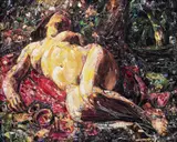 Vik Muniz, La Bacchante, after Gustave Courbet from Pictures of Magazines 2