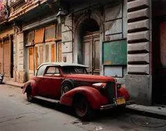 Robert Polidori, Vintage Car with Composite Parts, Havana, 1997, Chromogenic print, printed later, mounted