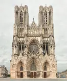 Markus Brunetti, Reims, Cathedrale Notre Dame from FACADES, 2013-2014, Archival pigment print, mounted