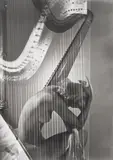 Lisa with Harp, Paris by Horst P. Horst, 1939, Gelatin silver print, printed later, sold Nov 2023