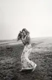 Peter Lindbergh, Sasha with Bolex, French Vogue, Le Touquet, France