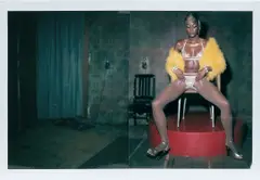 Naomi Campbell, New York City by Steven Klein, 24 February 2004, Unique composite of 2 colour Polaroid 8x10 prints, sold Nov 2023