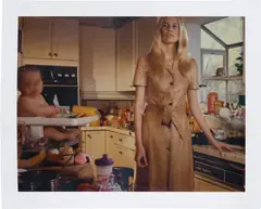 Claudia Schiffer, Montclair, New Jersey by Steven Klein, 10 December 1999, Unique colour Polaroid 4x5 print, offered Nov 2023