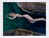 Steven Klein, Guinevere van Seenus in Horse Pool, 5 April 2005, Unique colour Polaroid 8x10 print