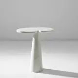 Angelo Mangiarotti, 'Eros' side table, model no. P91, designed 1971, Marble