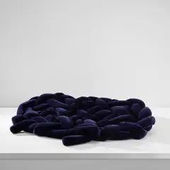 Fernando Campana and Humberto Campana, 'Boa' sofa, 2002, Velvet-covered polyurethane and feathers