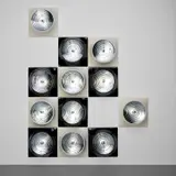 Studio Nizzoli Associati, Twelve lights, circa 1969, Coloured acrylic, aluminium
