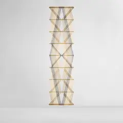 Peter Collingwood, Macrogauze M.92 NO.6, circa 1973, Linen, steel rods