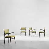 Carlo De Carli, Set of four armchairs, model no. 585