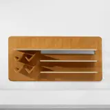 Wall-mounted shelves and magazine racks from Casa Lucano, Sanremo by Gio Ponti, circa 1951, Oak-veneered wood, painted wood, sold Apr 2023