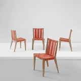 Jean Royere, Set of four chairs