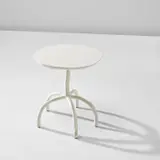 Maarten Baas, Side table, from the 'Clay' series, 2019, Industrial pigmented clay-covered steel