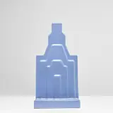 Vase, model no. 'Y39', from the 'Yantra di Terracotta' series by Ettore Sottsass, circa 1969, Glazed earthenware, sold Apr 2023