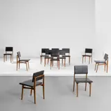 Franco Albini and Franca Helg, Set of 12 'Luisina' dining chairs, model no. SD 9