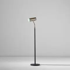 Adjustable floor lamp, model no. 2214 by Max Ingrand, circa 1962, Painted iron, nickel-plated metal, glass, sold Apr 2023
