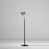 Max Ingrand, Adjustable floor lamp, model no. 2214, circa 1962, Painted iron, nickel-plated metal, glass