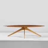 Børge Mogensen, Rare dining table, circa 1950, Teak, ash