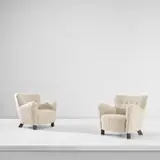 Fritz Hansen, Pair of armchairs, model no. 1669