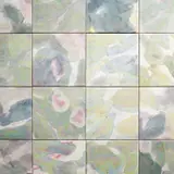 Fausto Melotti, Group of 145 tiles, model 'FA', circa 1964, Glazed earthenware