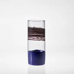 Thomas Stearns, Vase, model no. 8632, from the 'Cilindri' series, circa 1961, Incalmo glass with spiral design