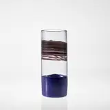 Thomas Stearns, Vase, model no. 8632, from the 'Cilindri' series, circa 1961, Incalmo glass with spiral design