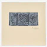 'Madoura' by Pablo Picasso, 1961, Linocut in colours, on wove paper, with full margins; ceramic, Madoura edition, sold Apr 2023