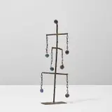 Fausto Melotti, Untitled, 1959, Brass, glazed ceramic
