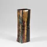 Fausto Melotti, Important vase, circa 1950, Glazed ceramic