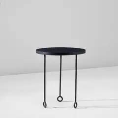 Jean Royere, Occasional table, circa 1955, Painted iron, plastic-laminated wood, painted wood
