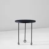Jean Royere, Occasional table, circa 1955, Painted iron, plastic-laminated wood, painted wood