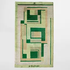 Ivan Da Silva Bruhns, Carpet, circa 1929, Hand-knotted wool