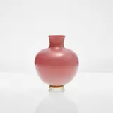 Tomaso Buzzi, Vase, model no. 3426, circa 1932, Laguna glass and coloured glass with gold leaf inclusions