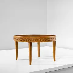 Gio Ponti, Dining table, circa 1938, Walnut, walnut-veneered wood