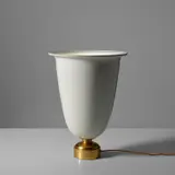 Émile-Jacques Ruhlmann, Illuminated vase, circa 1926, Porcelain, gilt bronze