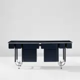 Roberto Gabetti and Aimaro Isola, Rare 'Trilogia' sideboard, circa 1970, Painted wood, painted veneered wood, chrome-plated steel